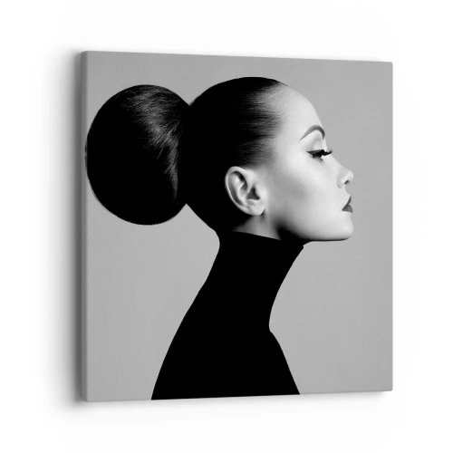 Cuadro sobre lienzo - Impresión de Imagen - Nefertiti contemporánea - 40x40 cm