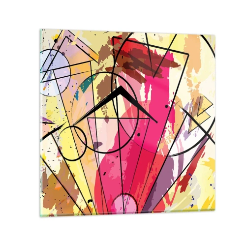 Cuadro sobre vidrio - Impresiones sobre Vidrio - Explosión - 30x30 cm