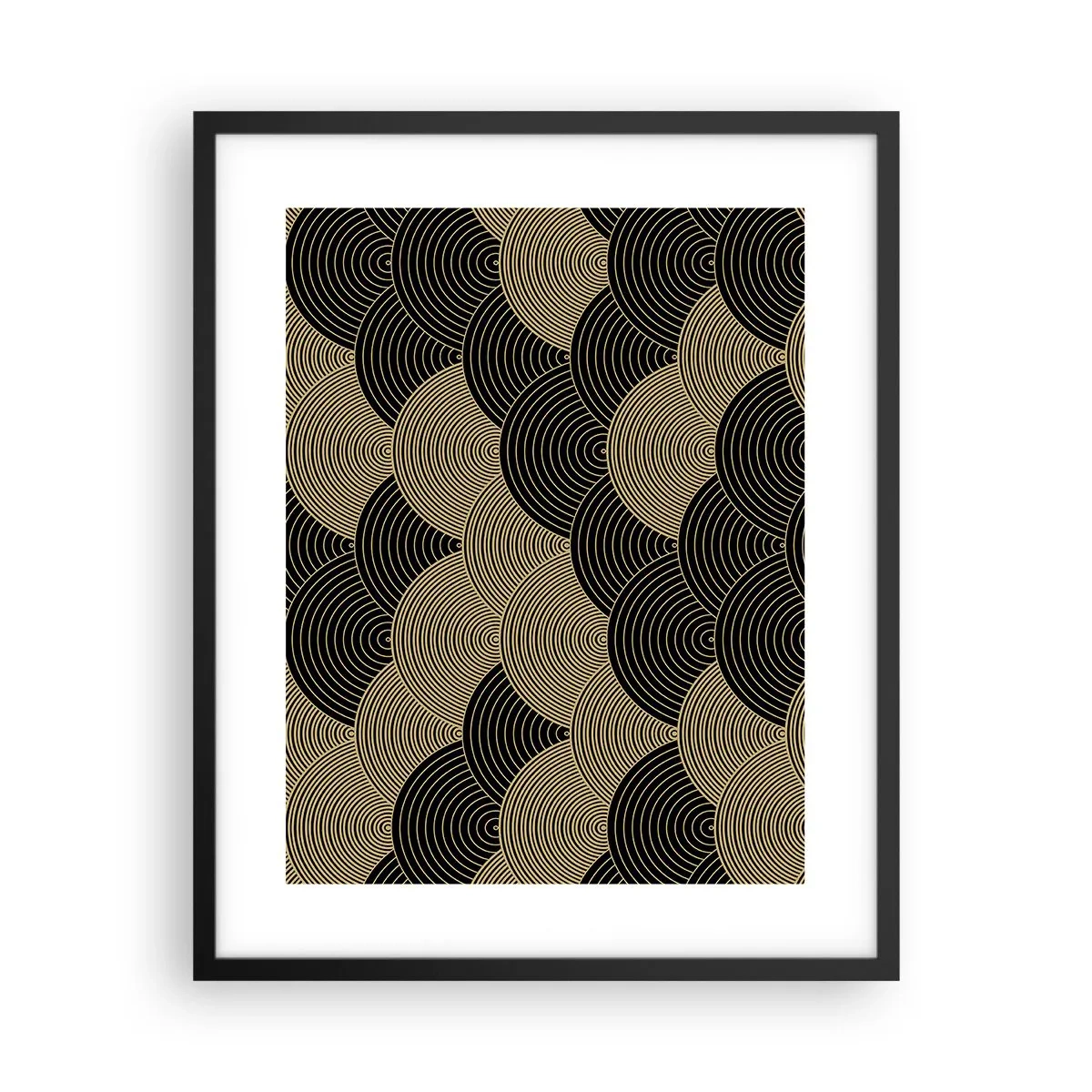 Póster en marco negro - Multiplicación de la unidad - 40x50 cm