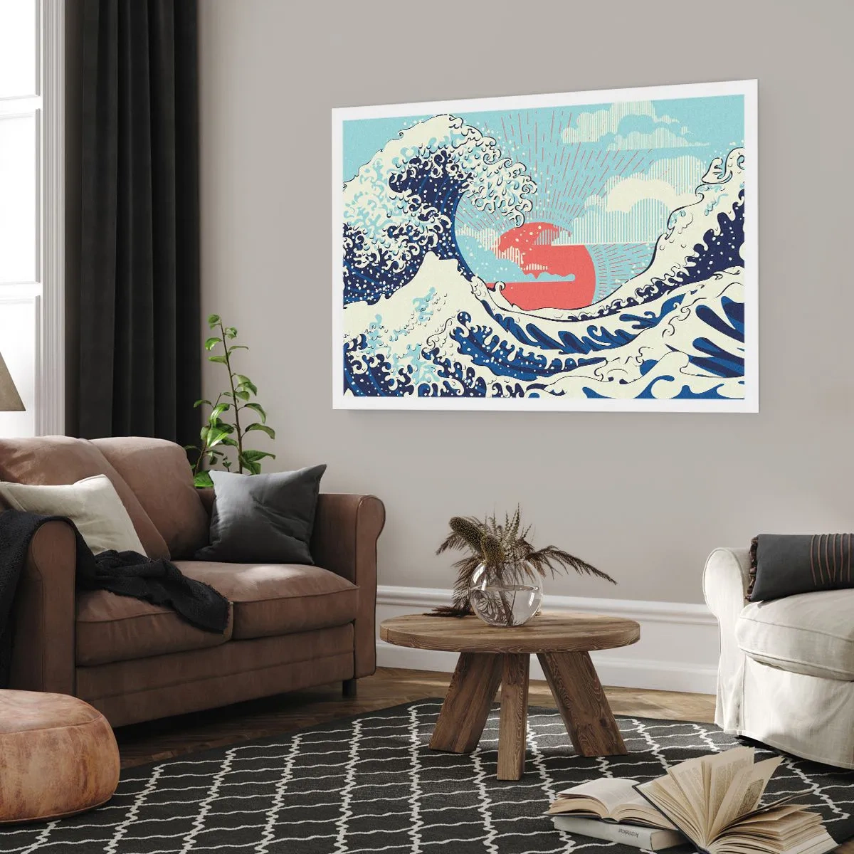 Póster - De inspiración japonesa - 40x30 cm