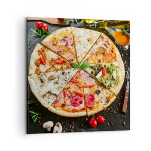 Cuadro sobre lienzo - Impresión de Imagen - Una gama de gustos - 50x50 cm