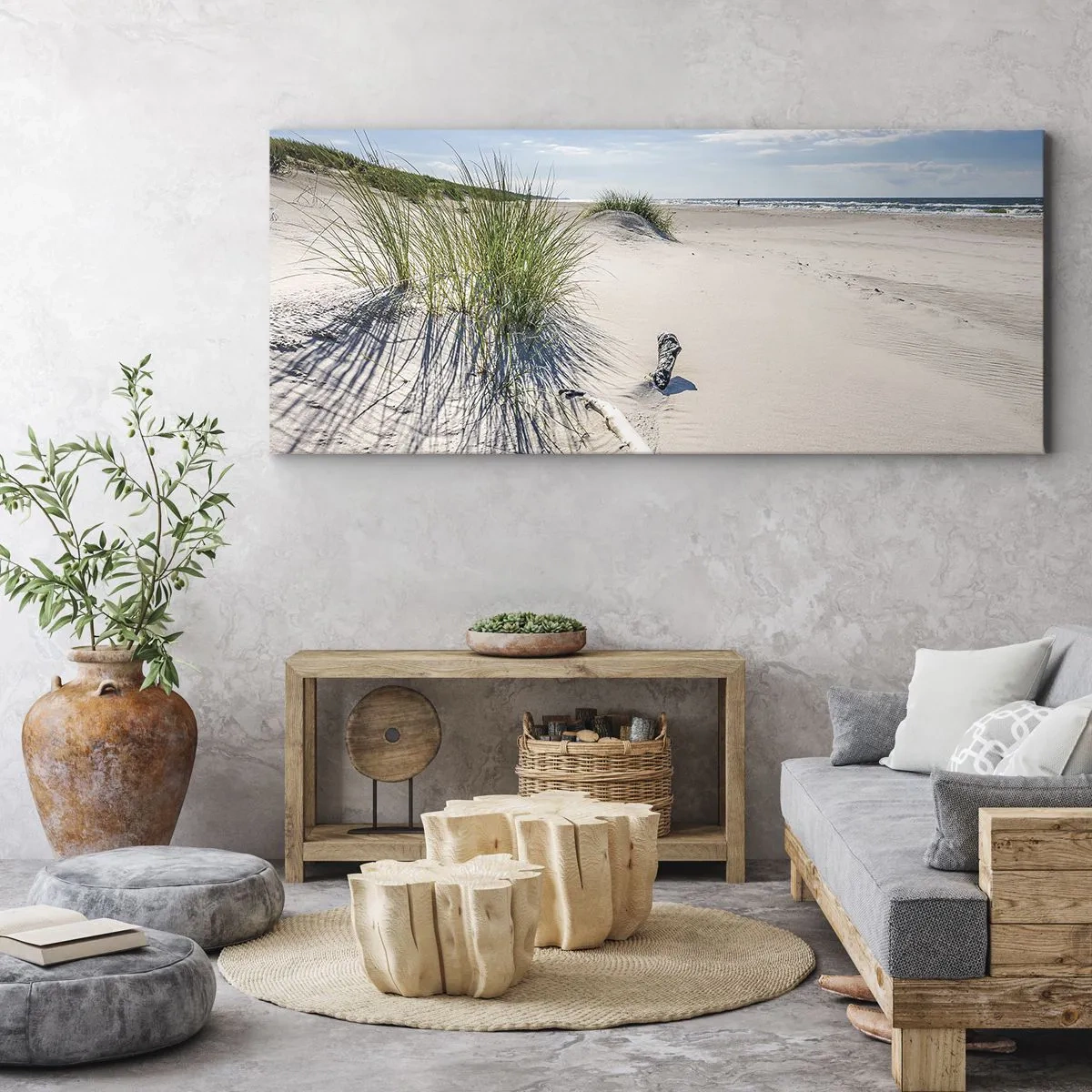 Cuadro sobre lienzo - Impresión de Imagen - ¿La más bella? Báltico - 100x40 cm