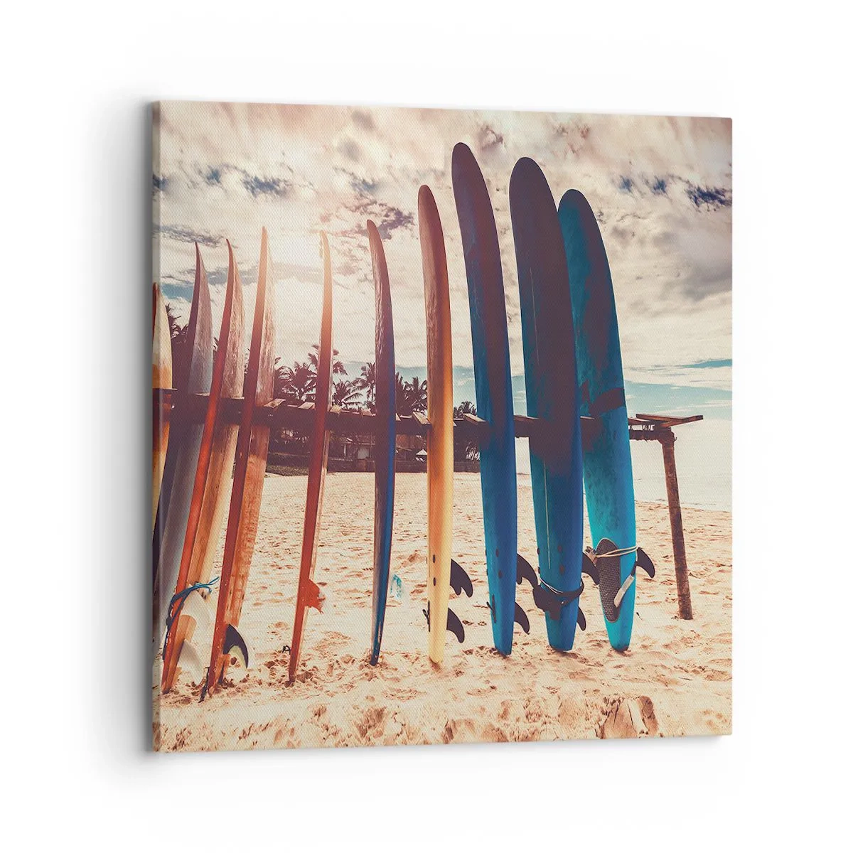 Cuadro sobre lienzo - Impresión de Imagen - Buenas noches, hasta mañana - 70x70 cm