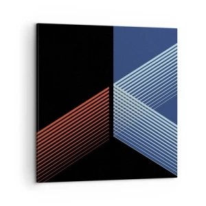 Cuadro sobre lienzo - Impresión de Imagen - La rectitud - 50x50 cm