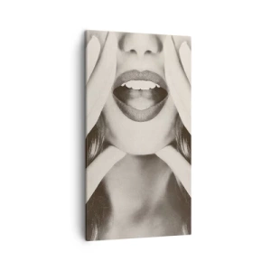 Cuadro sobre lienzo - Impresión de Imagen - ¡Ya estoy en camino! - 45x80 cm