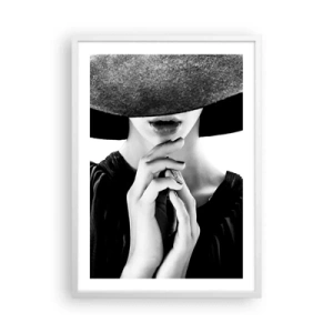 Póster en marco blanco - Belleza oculta - 50x70 cm