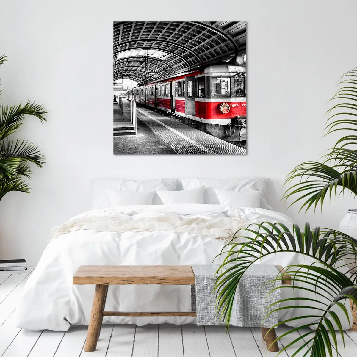 Cuadro sobre lienzo - Impresión de Imagen - ¿El viaje de su vida? - 70x70 cm