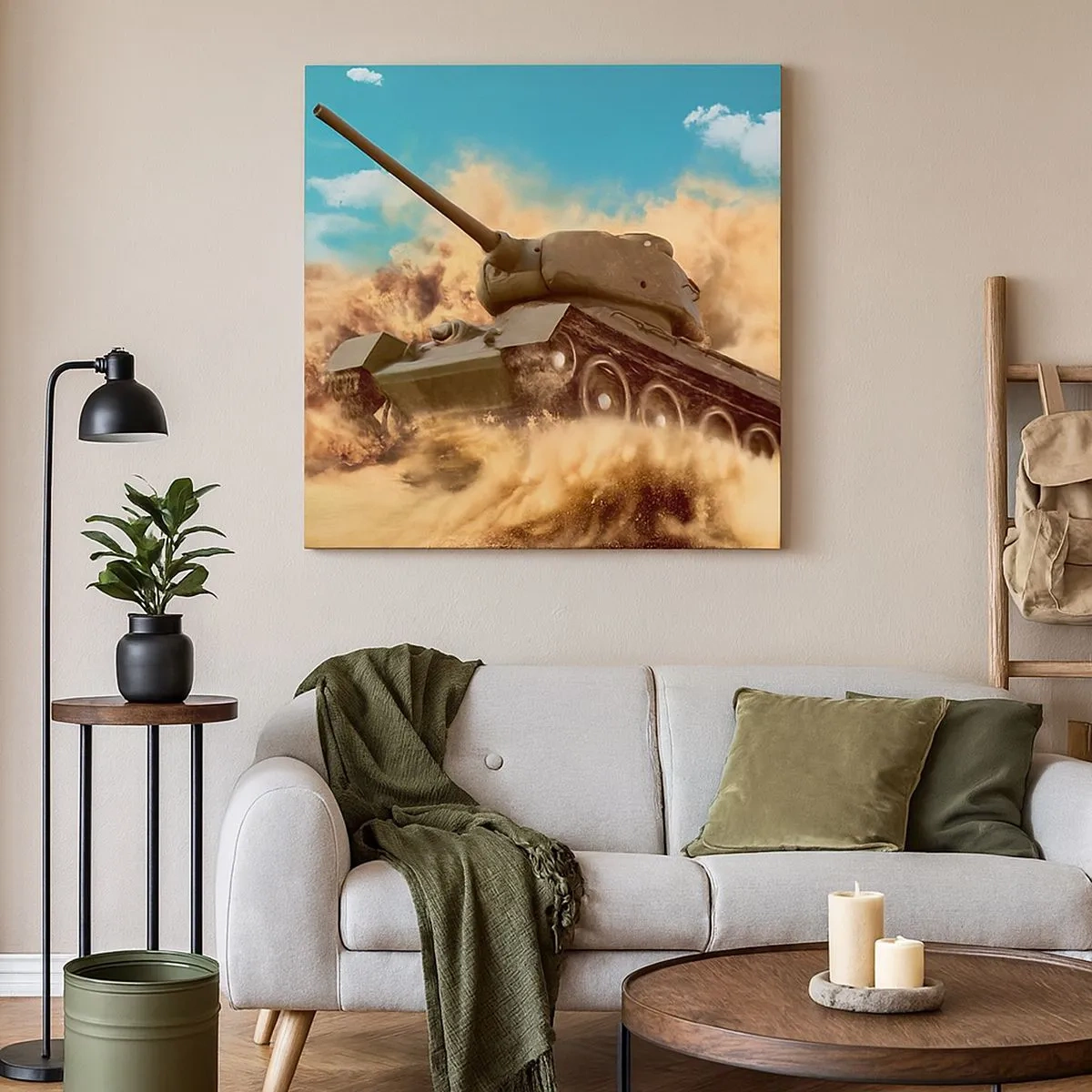 Cuadro sobre lienzo - Impresión de Imagen - Inmejorable - 30x30 cm