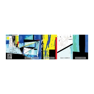 Muestra De Fotomural Standard Eco - Mirando el mundo desde un ángulo distinto - Abstracción, Pedazo, Patrón moderno - 100x30 cm