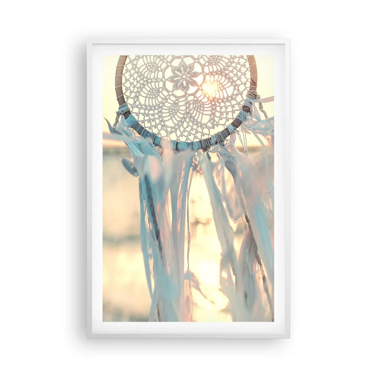 Póster en marco blanco - Tótem sagrado - 61x91 cm