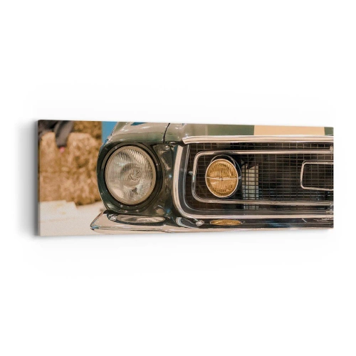 Cuadro sobre lienzo - Impresión de Imagen - Encuentro con una leyenda - 90x30 cm