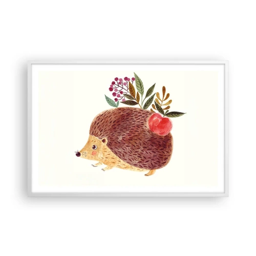 Póster en marco blanco - Y ya te gusto - 91x61 cm