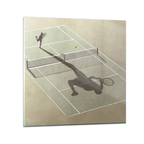 Cuadro sobre vidrio - Impresiones sobre Vidrio - Véncete a ti mismo - 30x30 cm