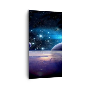 Cuadro sobre lienzo - Impresión de Imagen - ¿Sigues solo? - 65x120 cm