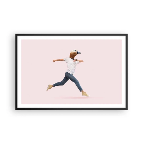 Póster en marco negro - Una pizca de absurdez - 91x61 cm