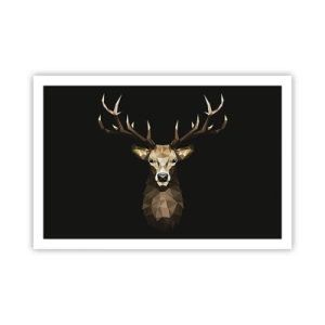 Póster - Ciervo cubista - 91x61 cm