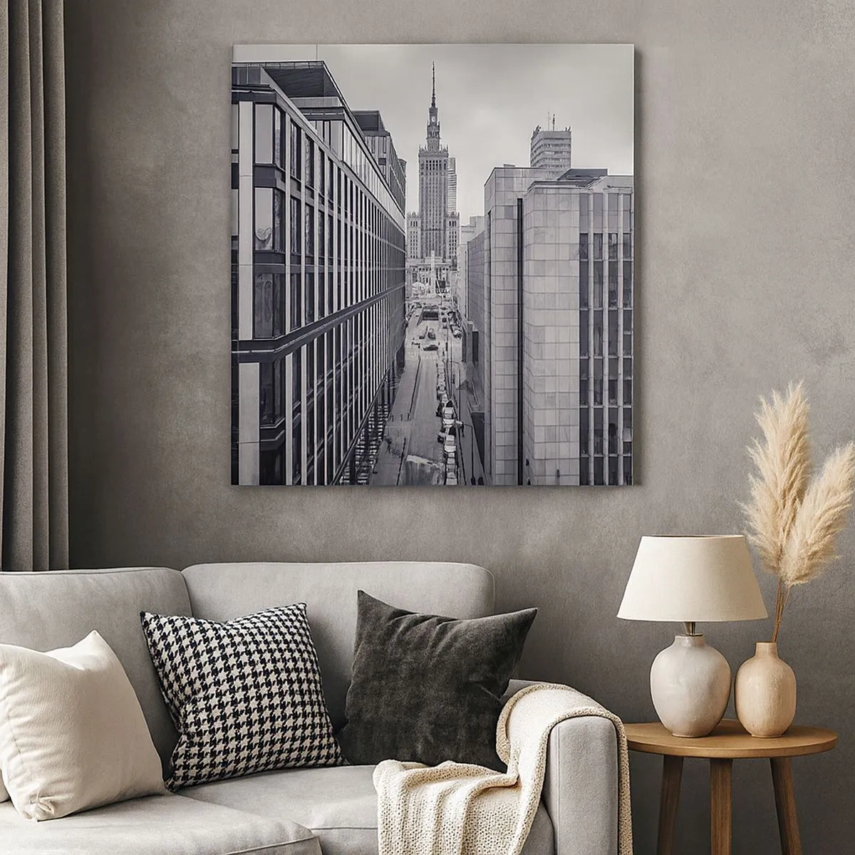 Cuadro sobre lienzo - Impresión de Imagen - Valle de Varsovia - 30x30 cm