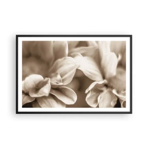 Póster en marco negro - Suave como una sonrisa - 91x61 cm