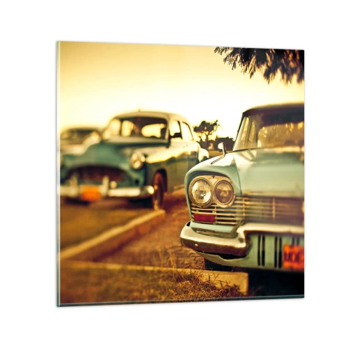 Cuadro sobre vidrio - Impresiones sobre Vidrio - A la espera del futuro - 70x70 cm