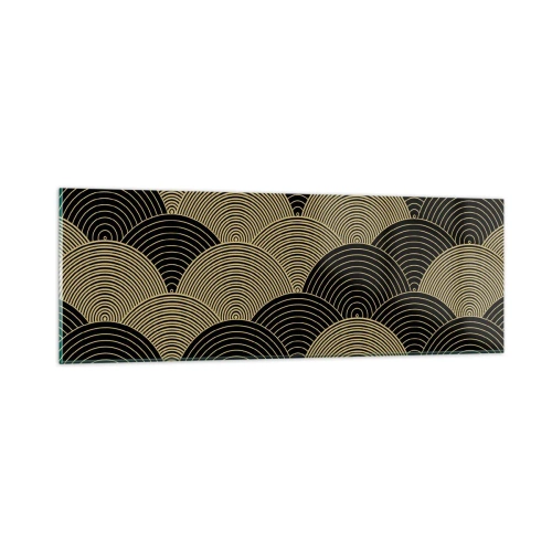 Cuadro sobre vidrio - Impresiones sobre Vidrio - Multiplicación de la unidad - 90x30 cm