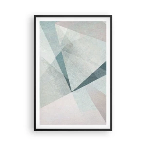 Póster en marco negro - Tranquilo pero dinámico - 61x91 cm