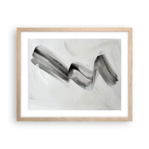 Póster en marco roble claro - Solo por diversión - 50x40 cm