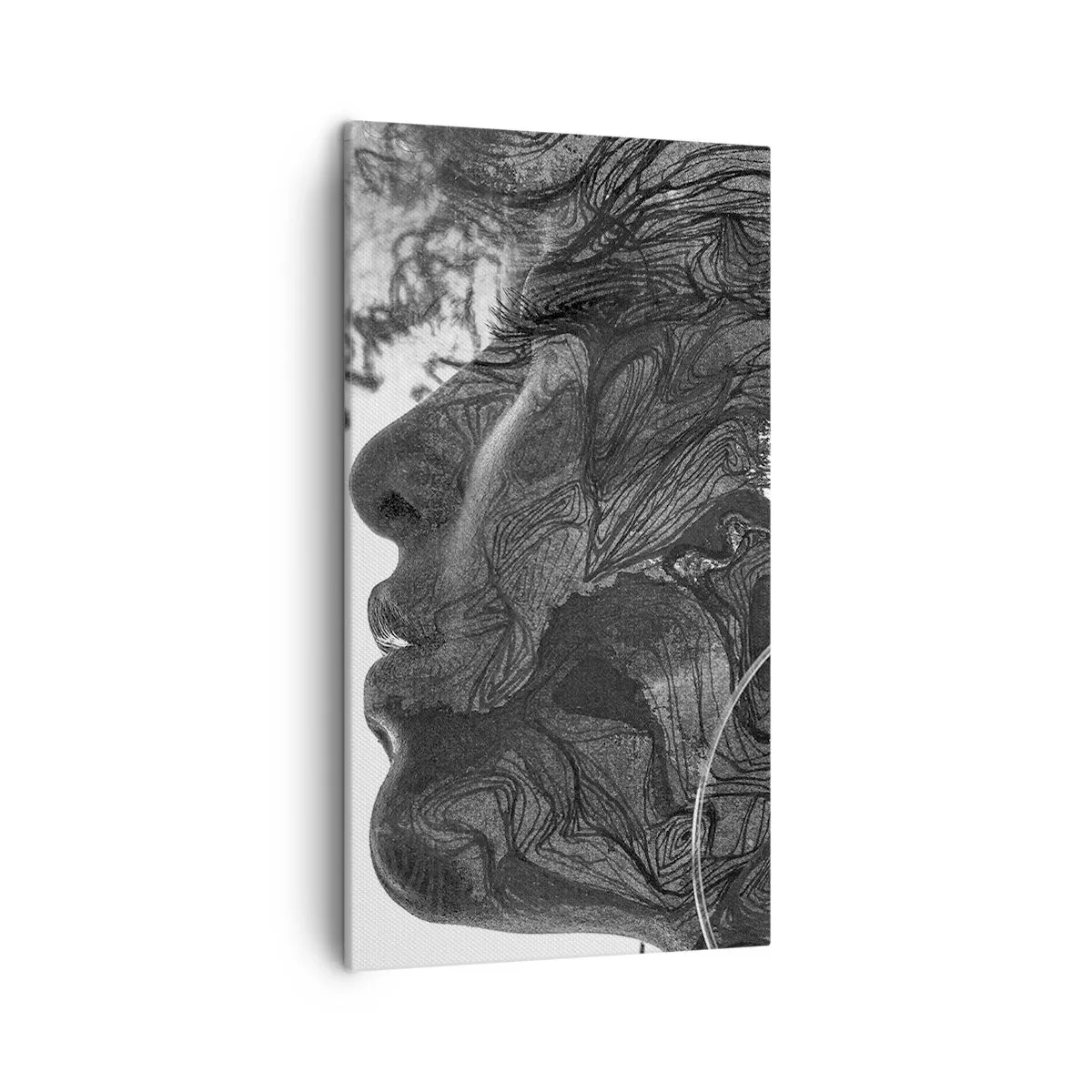 Cuadro sobre lienzo - Impresión de Imagen - Enredada en sueños - 45x80 cm