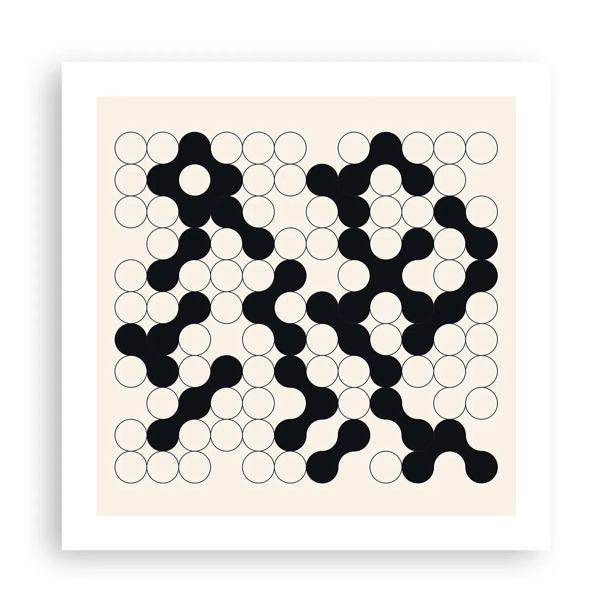 Póster - Juego chino - una variación - 50x50 cm