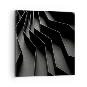 Cuadro sobre lienzo - Impresión de Imagen - Orden espacial - 70x70 cm