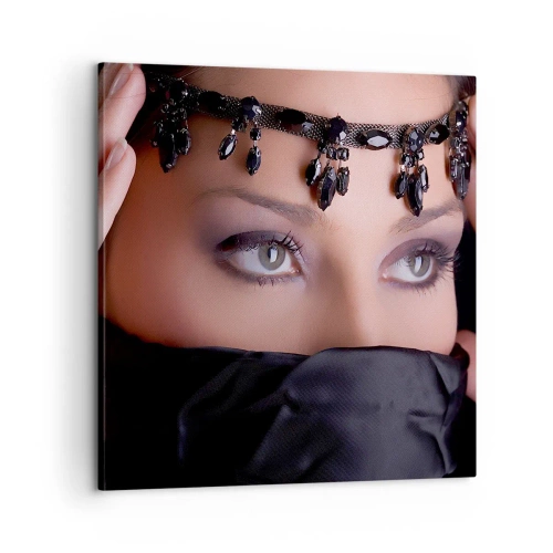 Cuadro sobre lienzo - Impresión de Imagen - Tentador misterio oriental - 60x60 cm