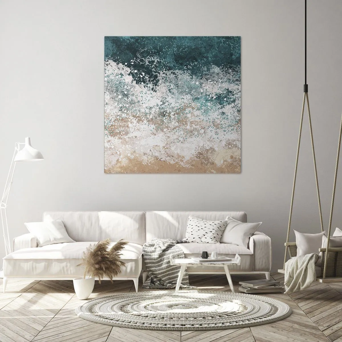 Cuadro sobre lienzo - Impresión de Imagen - Historias del mar - 50x50 cm
