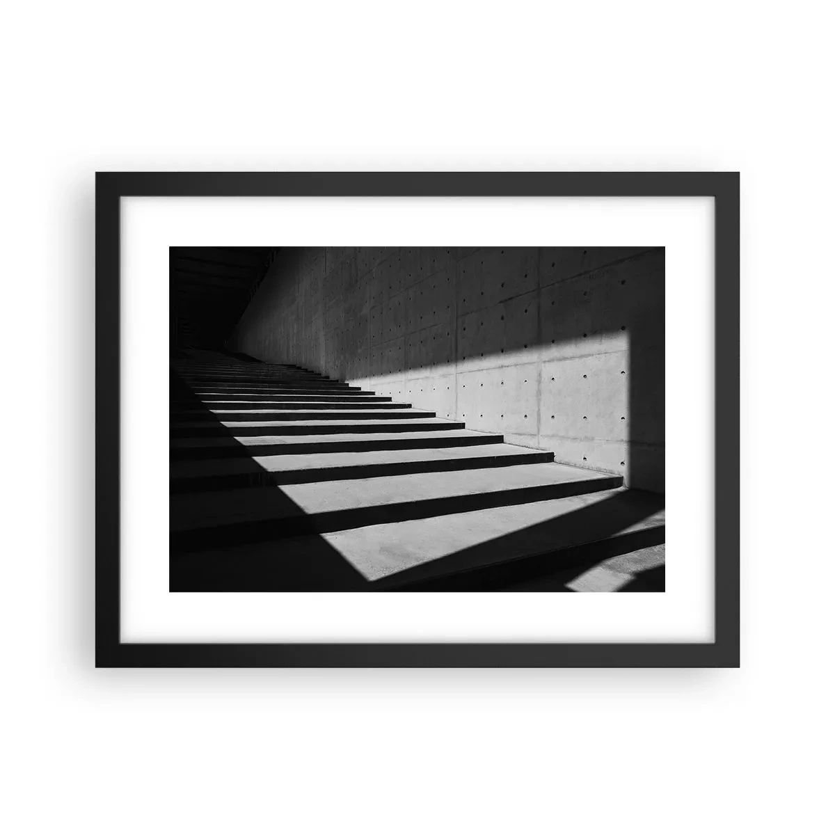 Póster en marco negro - La cruda belleza del modernismo - 40x30 cm