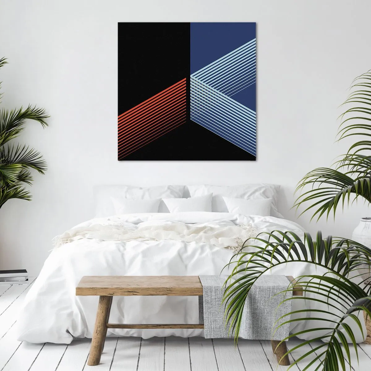 Cuadro sobre lienzo - Impresión de Imagen - La rectitud - 70x70 cm