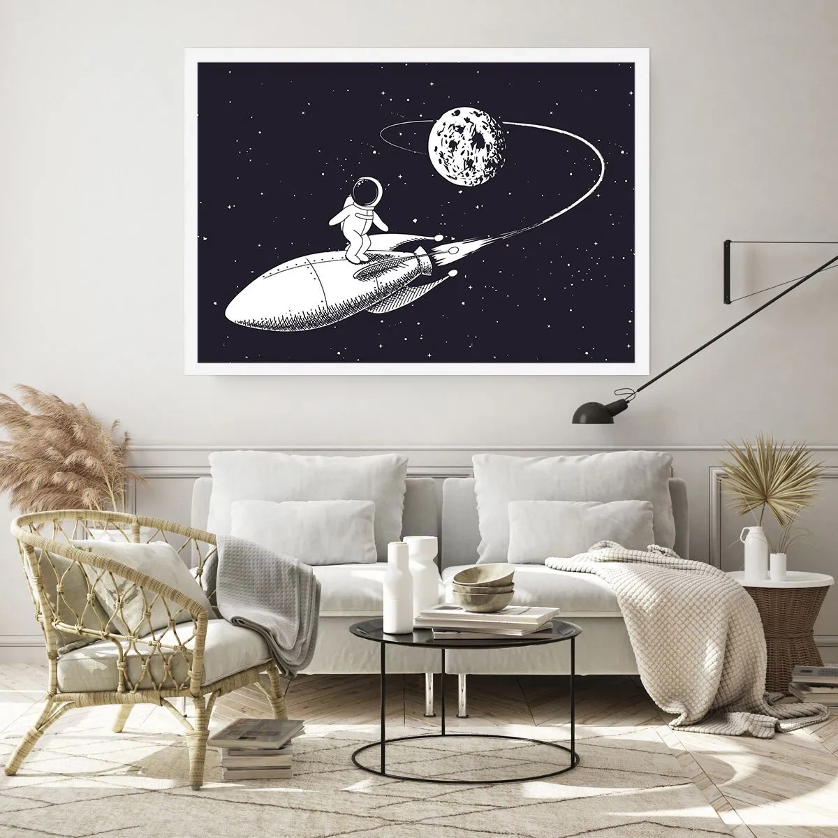 Póster - Surfista espacial - 91x61 cm