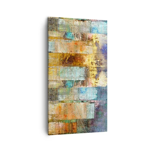 Cuadro sobre lienzo - Impresión de Imagen - Metrópolis soleada - 45x80 cm
