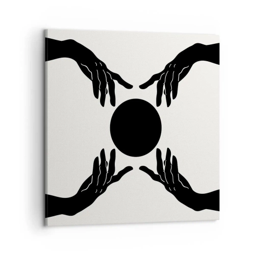 Cuadro sobre lienzo - Impresión de Imagen - Una señal secreta - 50x50 cm
