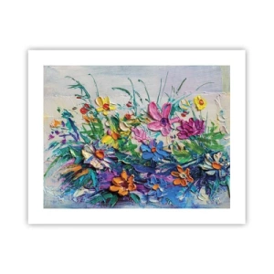 Póster - La energía de las flores - 50x40 cm