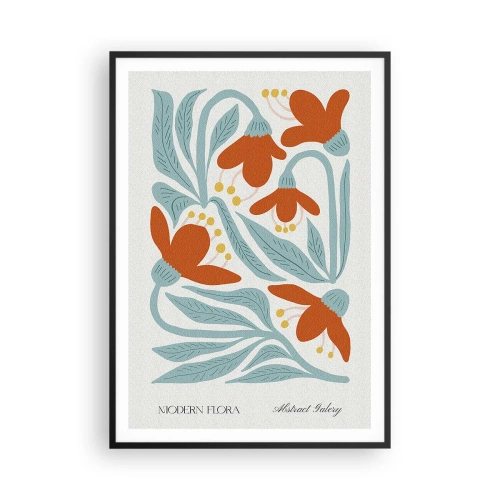 Póster en marco negro - Hacia la tierra, hacia el sol - 70x100 cm