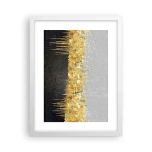 Póster en marco blanco - Hacia arriba y hacia abajo - 30x40 cm