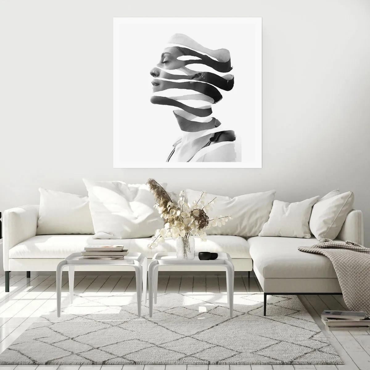 Póster - Retrato surrealista - 60x60 cm