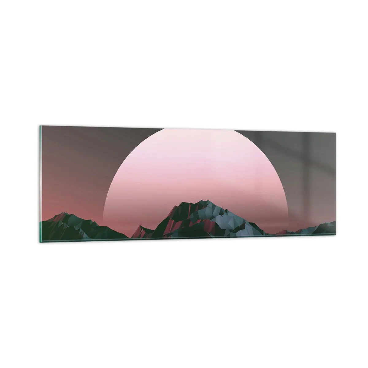 Cuadro sobre vidrio - Impresiones sobre Vidrio - En una galaxia muy muy lejana - 90x30 cm