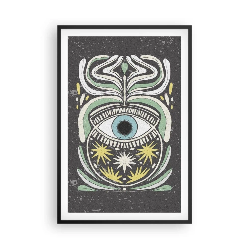 Póster en marco negro - Rituales tribales - 61x91 cm