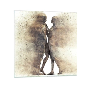 Cuadro sobre vidrio - Impresiones sobre Vidrio - Del polvo resurgieron para amar - 60x60 cm