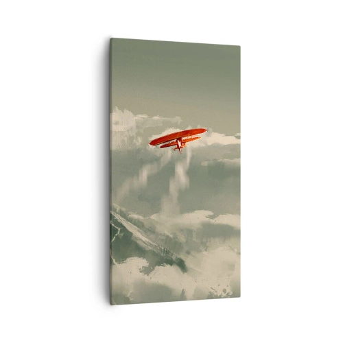Cuadro sobre lienzo - Impresión de Imagen - Pionero sin miedo - 55x100 cm