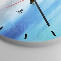 Esfera sin numeración, con rayas