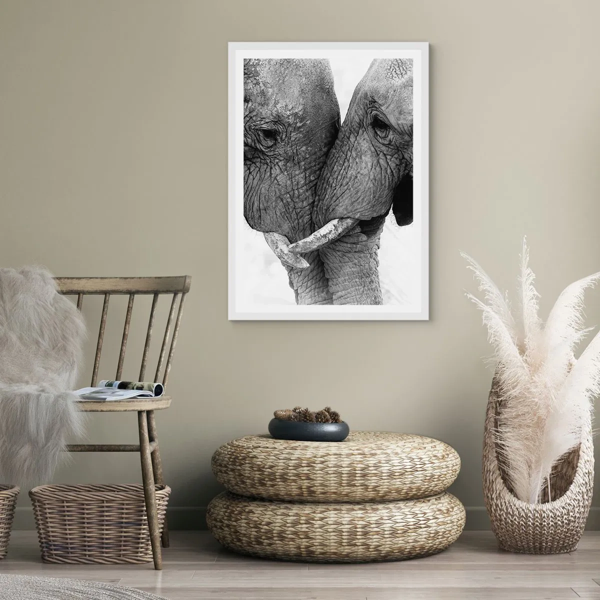 Póster en marco blanco - Una confesión sincera - 50x70 cm