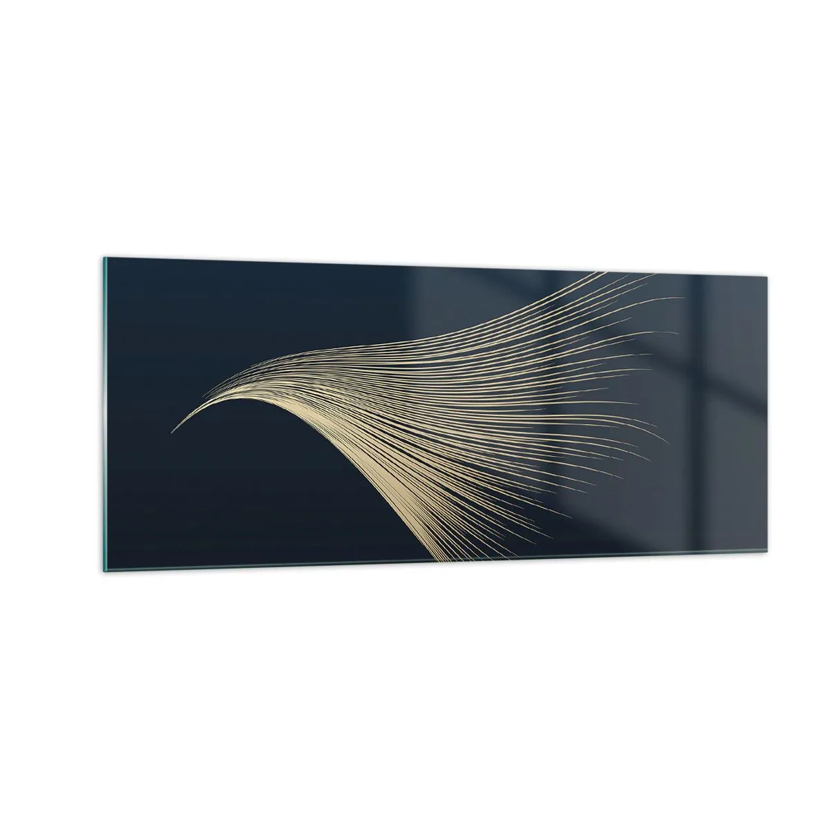 Cuadro sobre vidrio - Impresiones sobre Vidrio - Como el cabello de un ángel - 100x40 cm