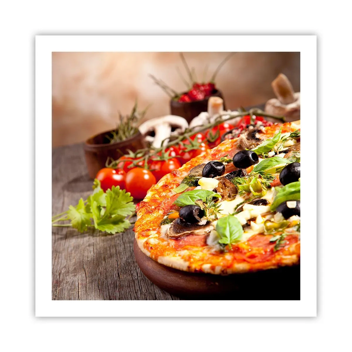 Póster - De ingredientes puros - 60x60 cm