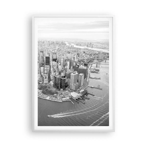 Póster en marco blanco - ¿Cómo no amar este lugar? - 70x100 cm