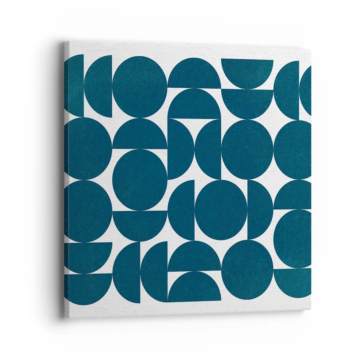 Cuadro sobre lienzo - Impresión de Imagen - Círculos y semicírculos - 40x40 cm